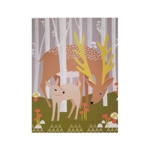 Children's Wall Art Print Into the Woods 11X14"
